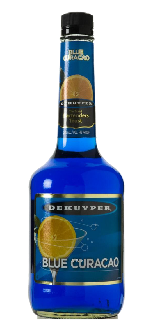 DEKUYPER BLUE CURACAO 750ML Spirits