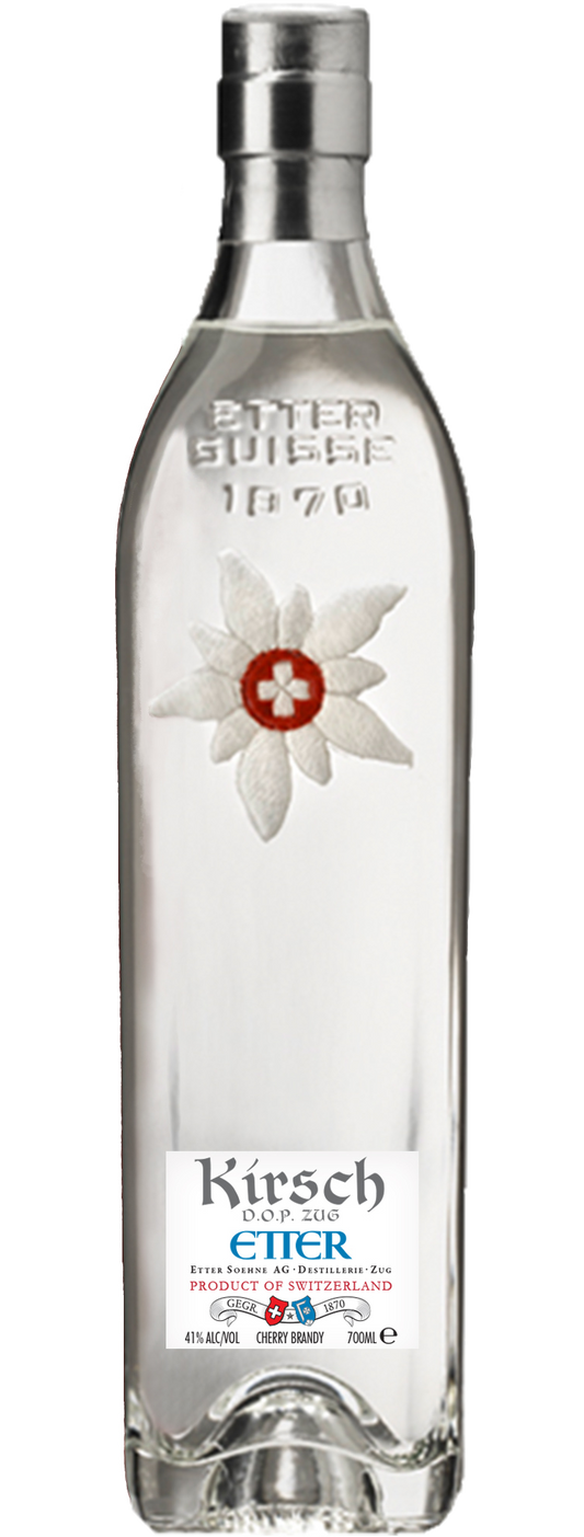 ETTER KIRSCH BRANDY CHERRY EDELWEISS SWITZERLAND 700ML LIQ