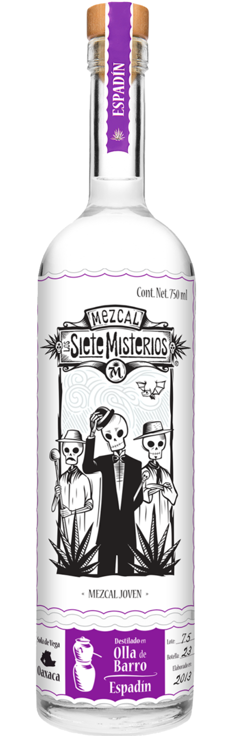 SIETE MISTERIOS MEZCAL ESPADIN 750ML LIQ