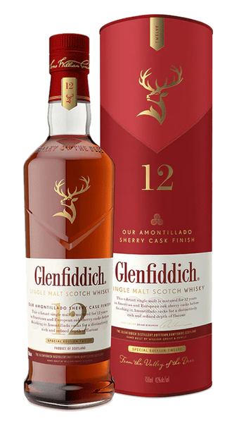 Glenfiddich 12-Year Single Malt Scotch Sherry Cask Finish 750ml
