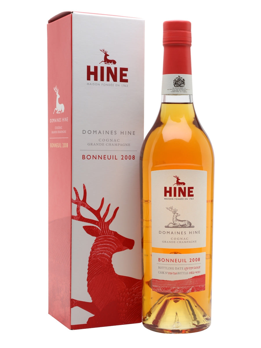 HINE COGNAC GRAND CHAMPAGNE VINTAGE BONNEUIL FRANCE 2008 750ML Spirits