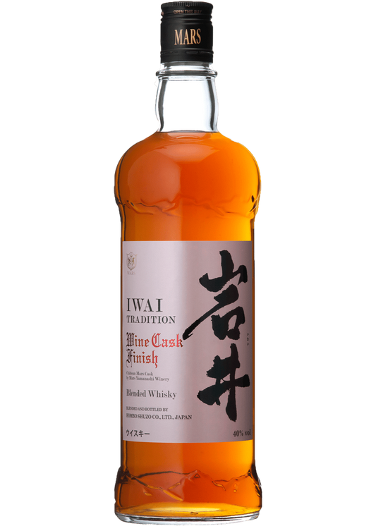 IWAI WHISKEY TRADITIONAL MARS FINISH IN WINE CASK JAPAN 750ML Spirits