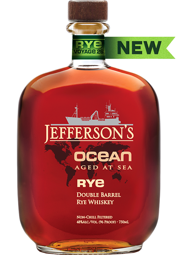 JEFFERSON WHISKEY RYE OCEAN AGED AT SEA DOUBLE BARREL KENTUCKY 750ML Spirits