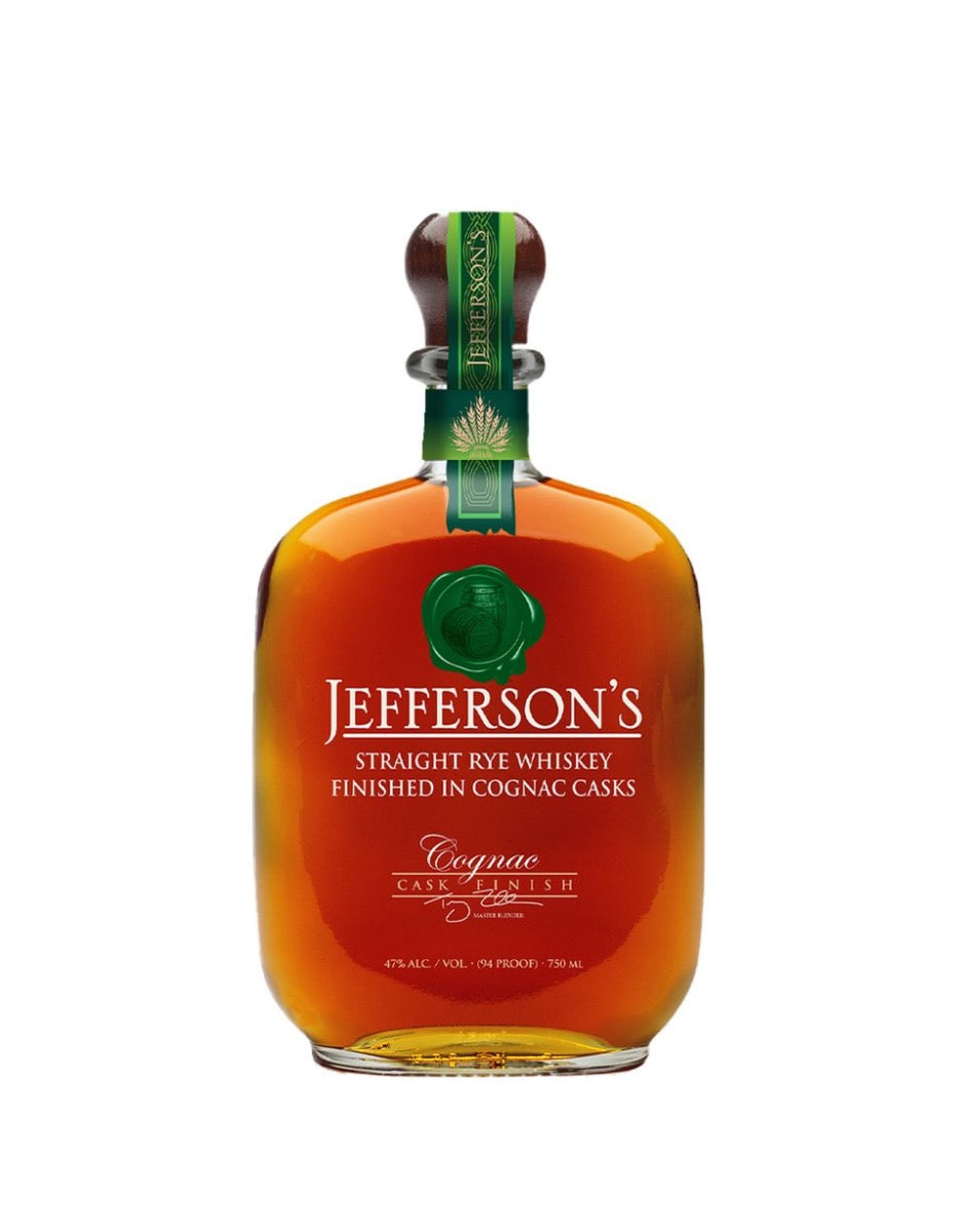 JEFFERSON WHISKEY RYE SINGLE BARREL FINISHED IN COGNAC CASK KENTUCKY 750ML Spirits