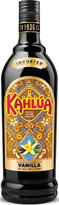 KAHLUA LIQUEUR FRENCH VANILLA 750ML liquor
