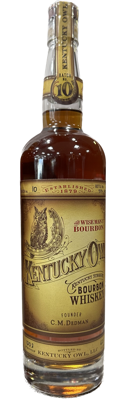 KENTUCKY OWL BOURBON THE WISEMAN'S BATCH 10 KENTUCKY 750ML LIQ