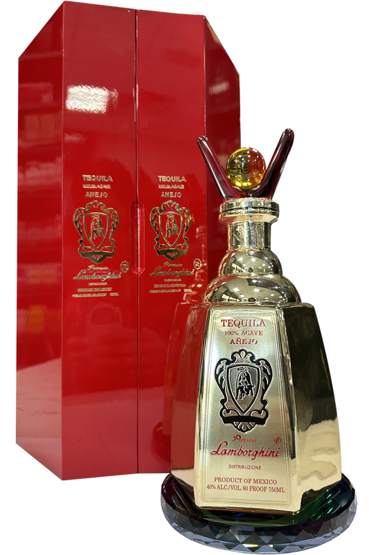 LAMBORGHINI TEQUILA ANEJO WITH GIFT BOX 750ML LIQ