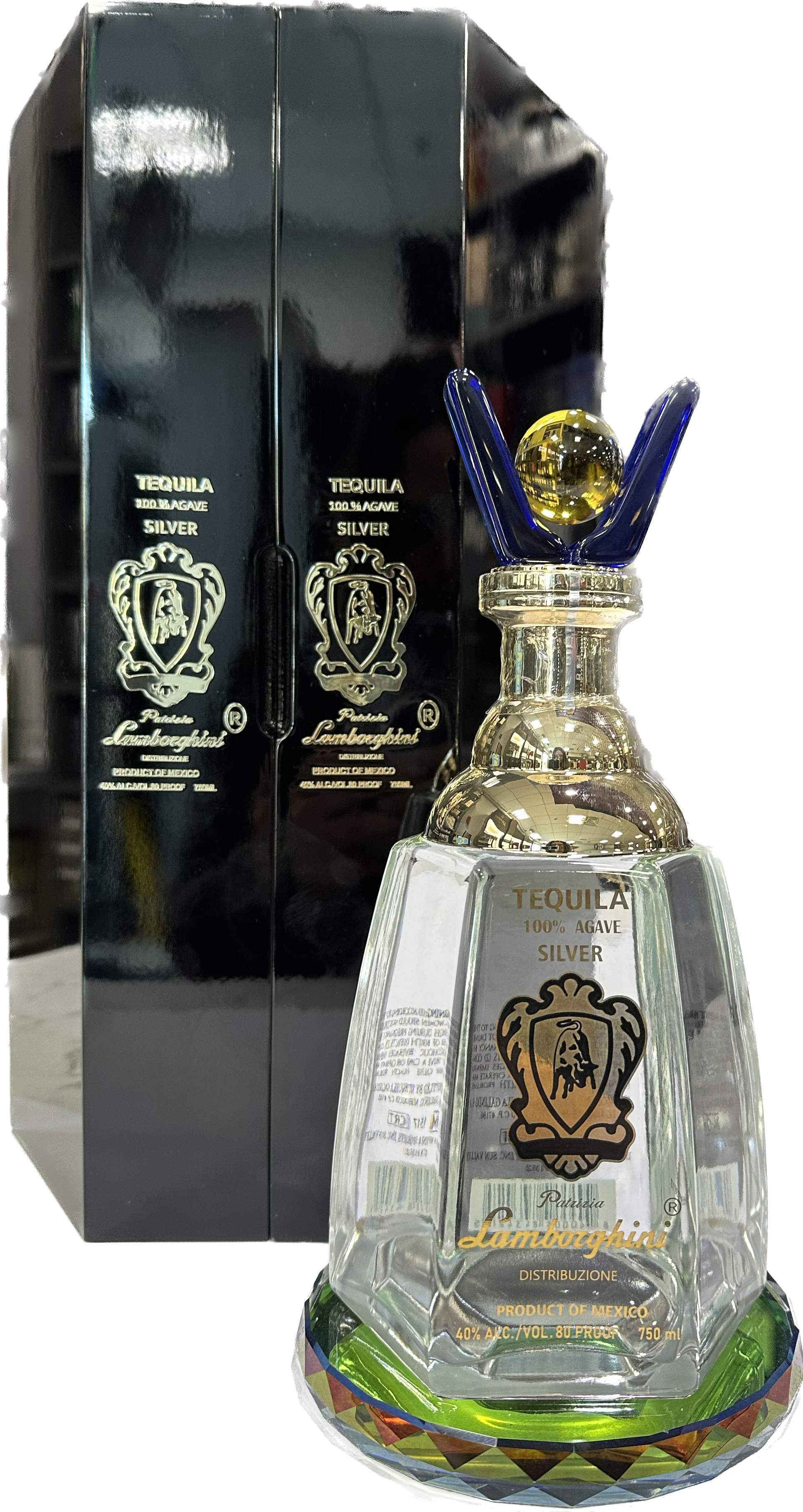 LAMBORGHINI TEQUILA SILVER WITH GIFT BOX 750ML LIQ