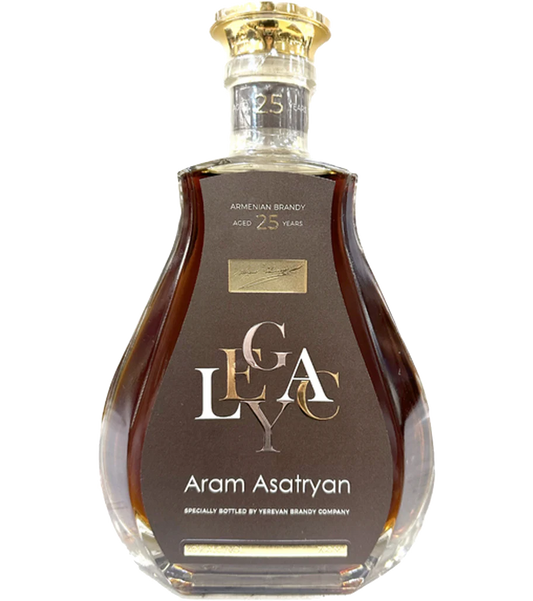 LEGACY BY ARAM ASATRYAN BRANDY ARMENIA 25YR 700ML LIQ