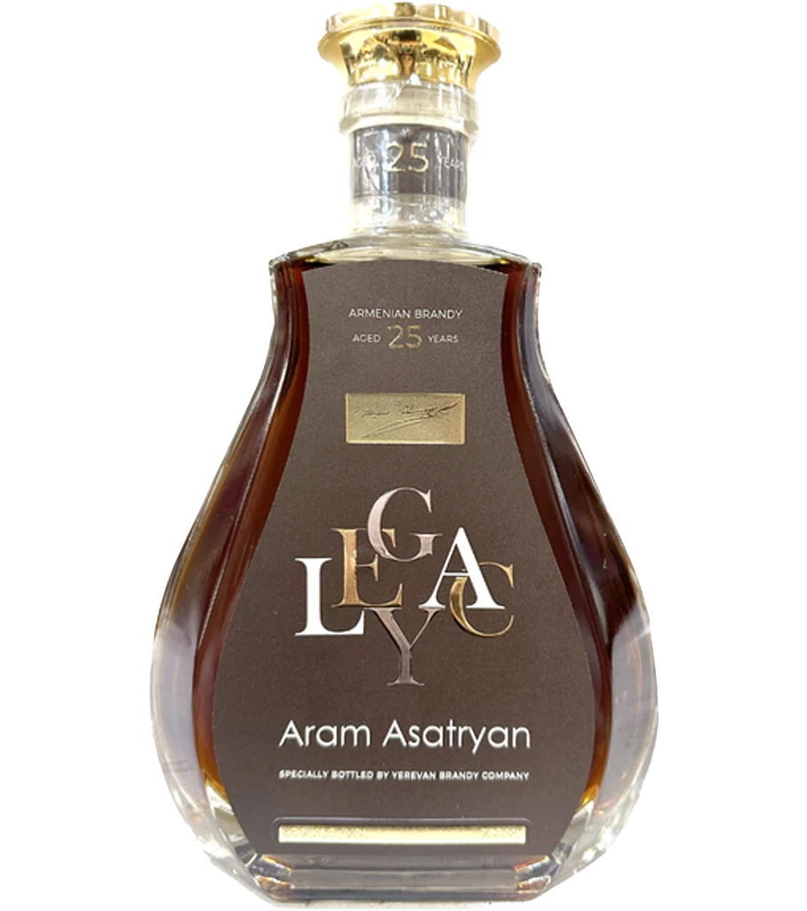 LEGACY BY ARAM ASATRYAN BRANDY ARMENIA 25YR 700ML - Remedy Liquor