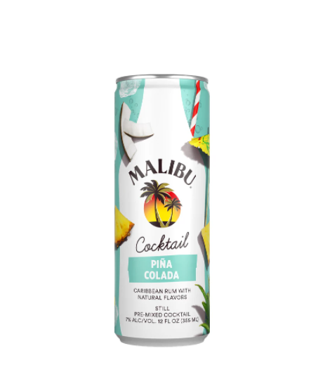 MALIBU PINA COLADA COCKTAIL 4X12OZ CANS Spirits