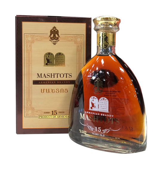 MASHTOTS BRANDY ARMENIA 15YR 750ML Spirits