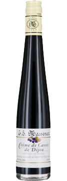 MASSENEZ CREME DE CASSIS DE DIJON FRANCE 375ML Spirits