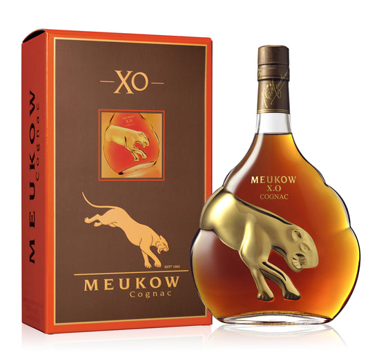 MEUKOW COGNAC XO GFT W/ GLASSES FRANCE 750ML Spirits
