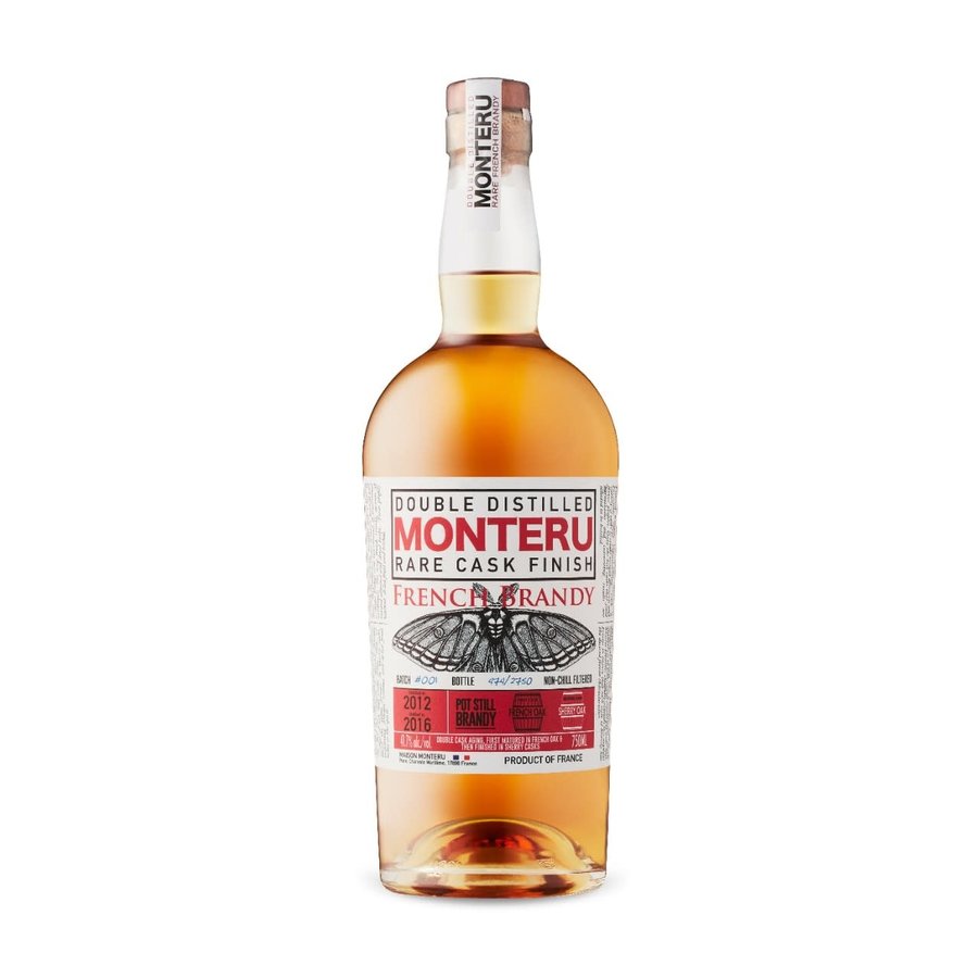 MONTERU BRANDY SHERRY RARE CASK FINISH FRANCE 750ML Spirits