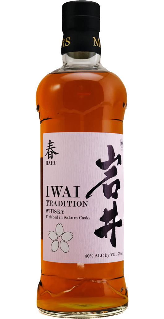 IWAI TRADITION WHISKEY HARU EDITION FINISHED IN SAKURA CASKS JAPAN 750ML LIQ