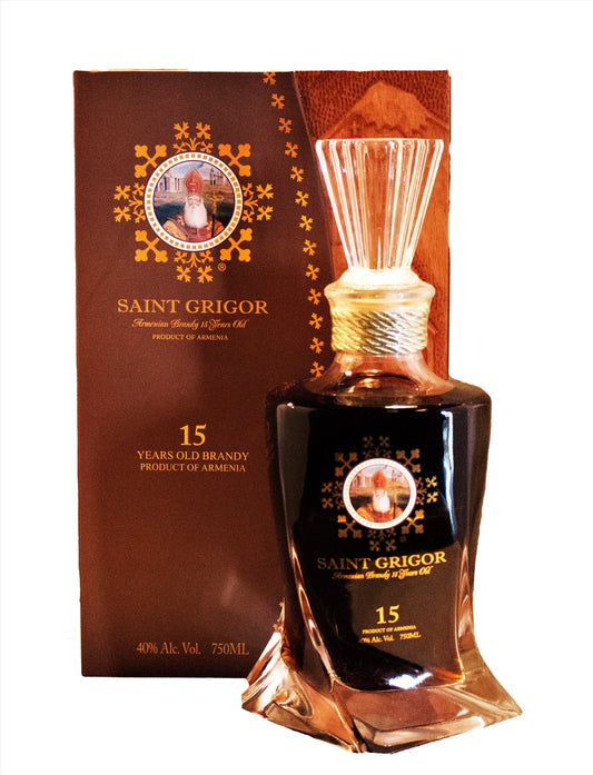SAINT GRIGOR BRANDY ARMENIA 15YR 750ML Spirits