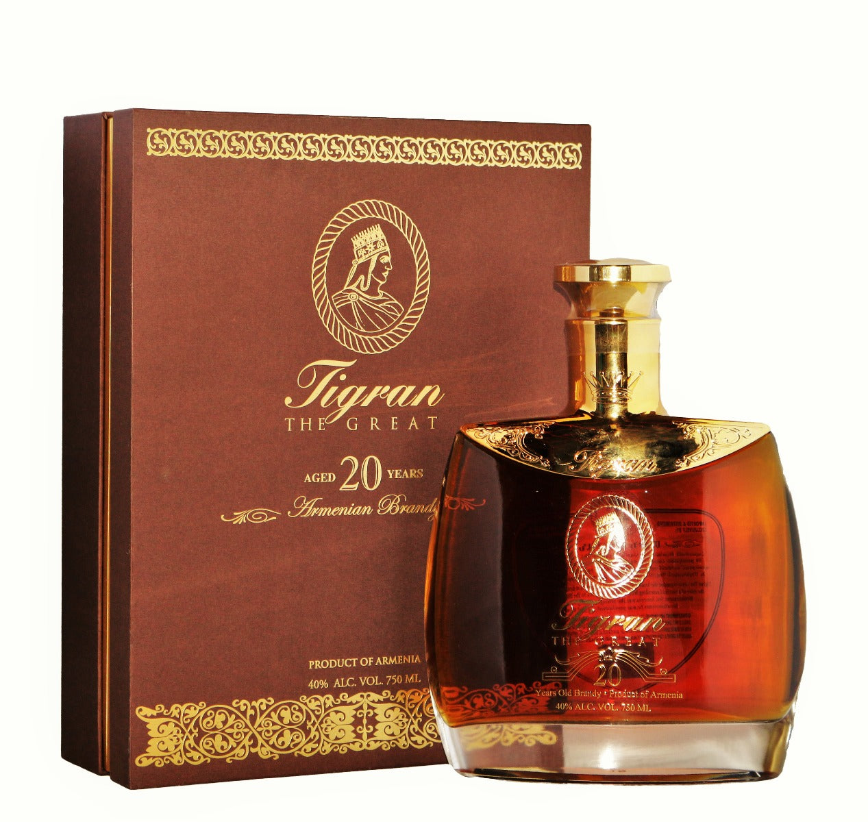 TIGRAN GREAT BRANDY ARMENIAN 20YR 750ML Spirits