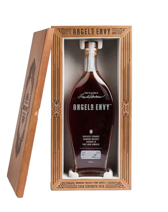 ANGELS ENVY BOURBON CASK STRENGTH FINISHED PORT BARRELS BOT 2022 KENTUCKY 750ML - Remedy Liquor