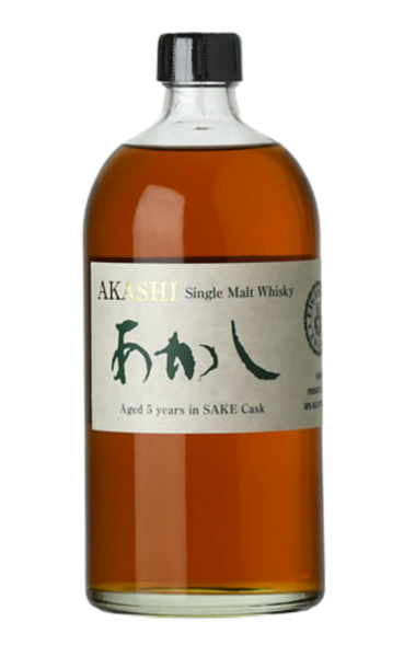 Akashi Whiskey Single Malt Sake Cask Japan 5YR 750ML - Remedy Liquor