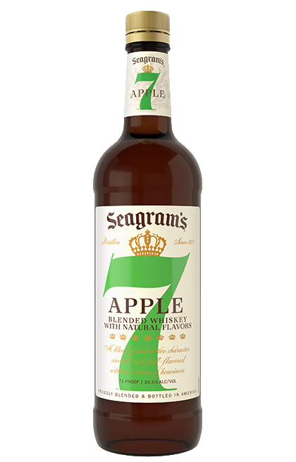 SEAGRAMS 7 WHISKEY BLENDED ORCHARD APPLE AMERICAN 750ML Spirits