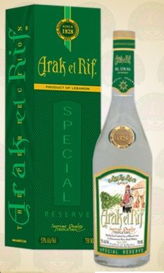 ARAK EL RIF GREEN SPECIAL RESERVE TRIPLE DRY 750ML Spirits