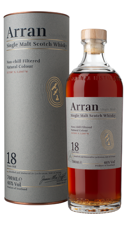 ARRAN SCOTCH SINGLE MALT 18YR 700ML Spirits