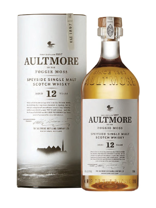 AULTMORE FOGGIE MOSS SCOTCH SINGLE MALT SPEYSIDE 92PF 12YR 750ML Spirits