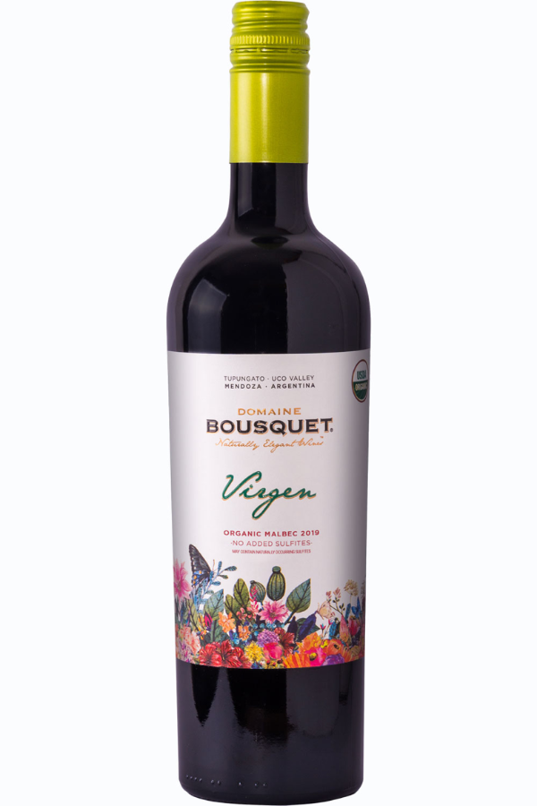 DOMAINE BOUSQUET VIRGEN MALBEC ORGANIC MENDOZA ARGENTINA 2019 Wine
