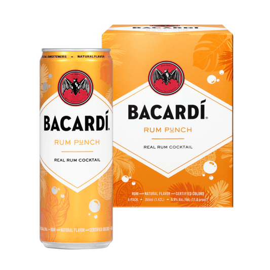 BACARDI RUM PUNCH COCKTAIL 4X355ML CANS Spirits