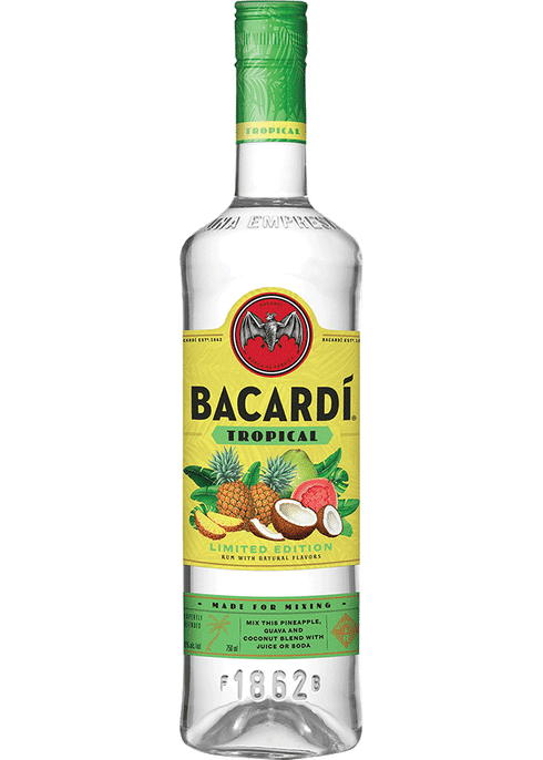 BACARDI RUM TROPICAL FLAVOR LIMITED SUMMER RELEASE 750ML - Remedy Liquor