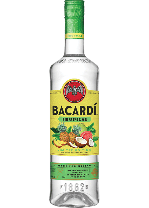BACARDI RUM TROPICAL FLAVOR LIMITED SUMMER RELEASE 750ML Spirits