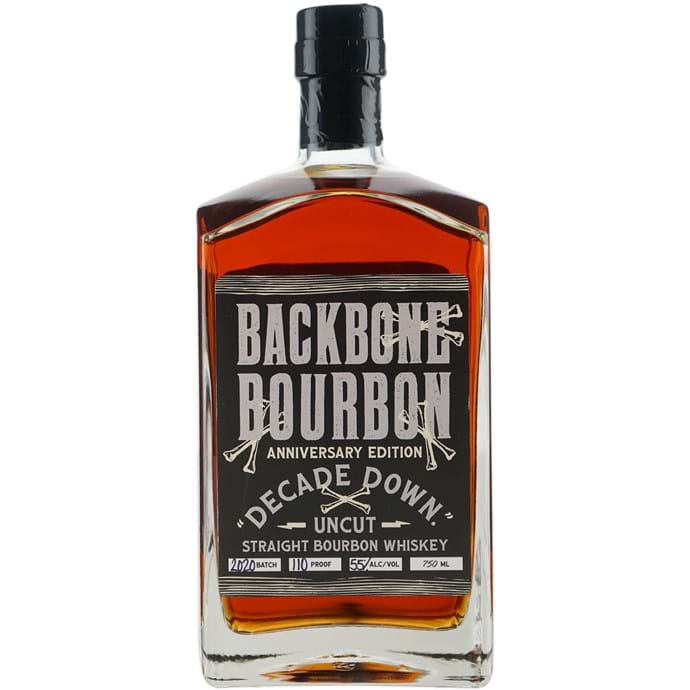 BACKBONE BOURBON UNCUT DECADE DOWN ANNIVERSARY EDITION 2020 BATCH KENTUCKY 750ML Spirits