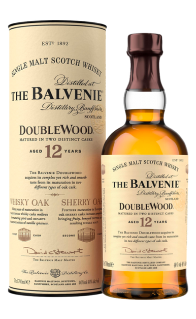 BALVENIE SCOTCH SINGLE MALT DOUBLEWOOD 86PF 12YR 750ML - Remedy Liquor