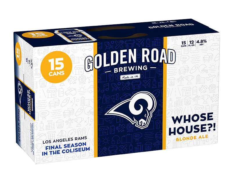 GOLDEN ROAD BLONDE ALE RAMS PACK 15X12OZ CAN