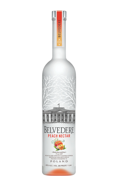 BELVEDERE VODKA PEACH NECTAR POLAND 1LI LIQ