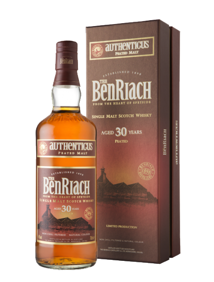 BENRIACH SCOTCH SINGLE MALT PEATED SPEYSIDE 30YR 750ML Spirits