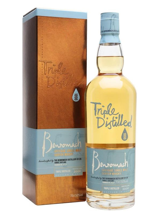 BENROMACH SCOTCH ORGANIC SINGLE MALT DISTILLED IN 2011 750ML Spirits