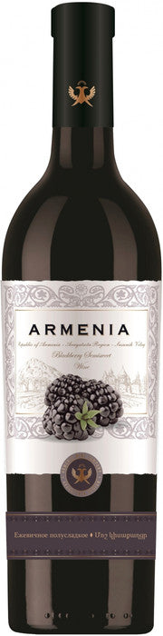 ARMENIA BLACKBERRY WINE SEMISWEET ARMENIA 750ML - Remedy Liquor
