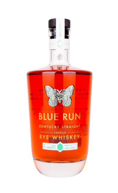 BLUE RUN WHISKEY STRAIGHT EMERALD RYE KENTUCKY 750ML LIQ