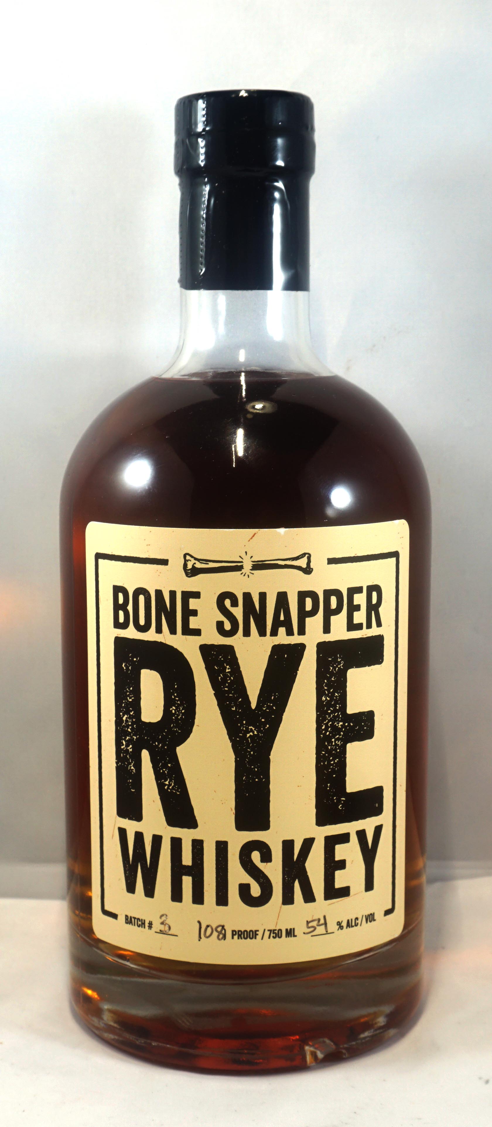 BONE SNAPPER WHISKEY RYE KENTUCKY 108PF 750ML – Remedy Liquor