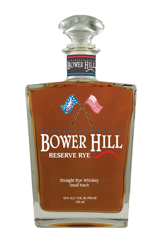 BOWER HILL WHISKEY SMALL BATCH RYE RESERVE OHIO 750ML - Remedy Liquor