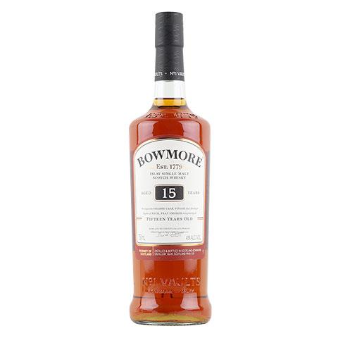 BOWMORE SCOTCH SINGLE MALT SHERRY CASK FINISH 15YR 750ML Spirits