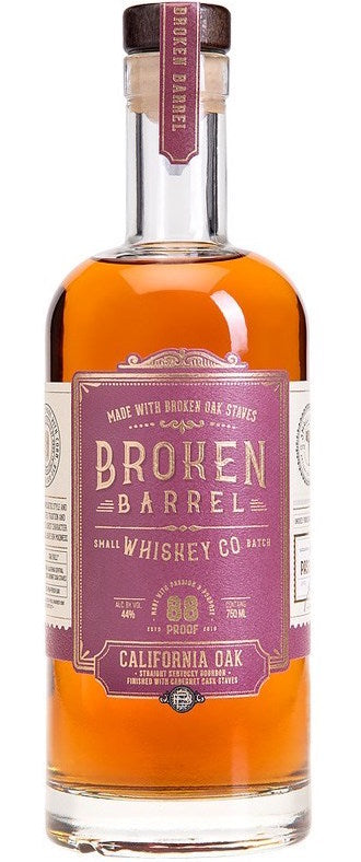 BROKEN BARREL WHISKEY CALIFORNIA OAK KENTUCKY 750ML Spirits