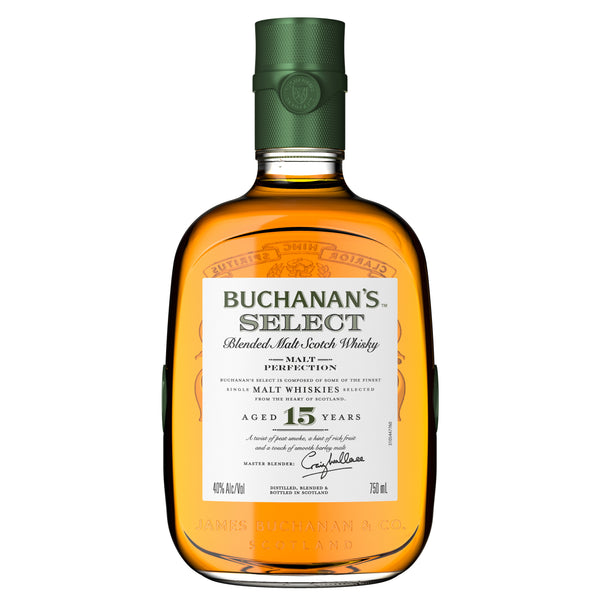BUCHANAN'S SCOTCH BLENDED MALT SELECT 15YR 750ML – Remedy Liquor