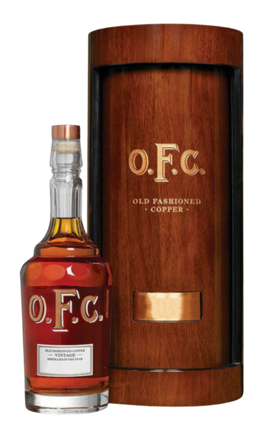 Buffalo Trace OFC 1996 Bourbon 750ml, displaying its vintage label and rich amber color, ideal for collectors.