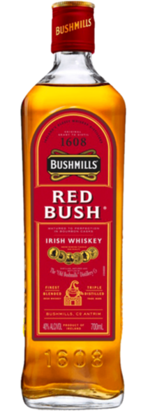 BUSHMILLS RED BUSH WHISKEY IRISH 94PF 750ML