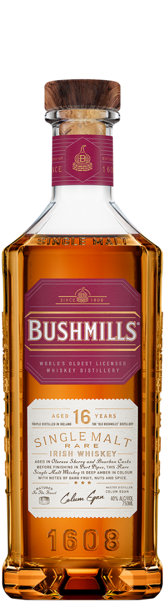 BUSHMILLS WHISKEY SINGLE MALT IRISH 16YR 750ML - Remedy Liquor