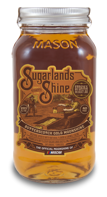 SUGARLANDS SHINE MOONSHINE BUTTERSCOTCH GOLD TENNESSEE 750ML