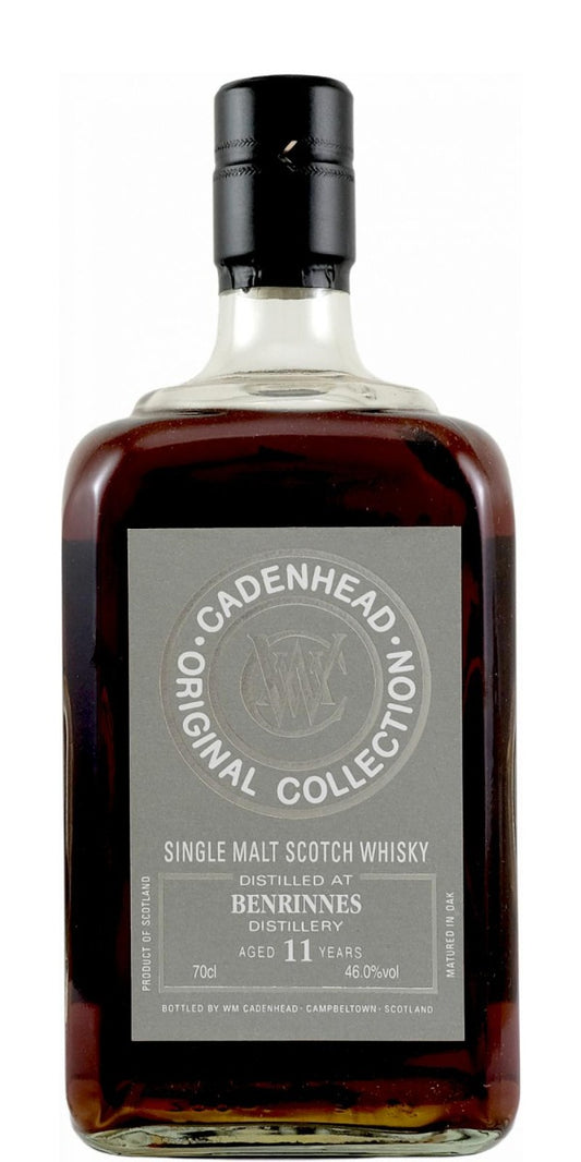 CADENHEAD SCOTCH SINGLE MALT BENRINNES DISTIL 11YR 750ML Spirits